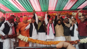 UP NEWS UPDATE :पूर्व र्ब्लॉक प्रमुख अनुज मलिक सपा में शामिल बिजनौर में पीडीए पंचायत,मुज़फरनगर सांसद हरेंद्र मलिक रहे मौजूद