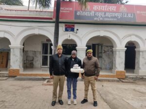 UP NEWS UPDATE :सहारनपुर: 1.25 करोड़ की स्मैक के साथ नकुड़ पुलिस ने शातिर तस्कर को दबोचा