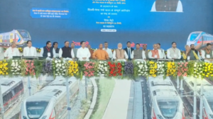 UP NEWS UPDATE :मेरठ को ऐतिहासिक तोहफा: पीएम मोदी ने नमो भारत ट्रेन और मेट्रो को हरी झंडी दिखाई