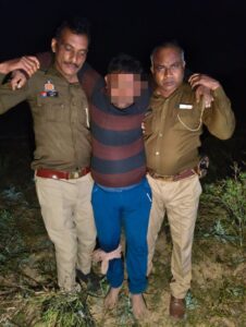 UP NEWS UPDATE :बदायूँ: मुखबिर की सूचना पर अंतरराज्यीय बदमाश गिरफ्तार, मुठभेड़ में पैर में गोली