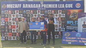 UP NEWS UPDATE :मुजफ्फरनगर प्रीमियर लीग-2: 3 रन से क्रिस्टल बालाजी टाइटंस की थ्रिलर जीत, अंतिम ओवर तक सांसें थमीं!